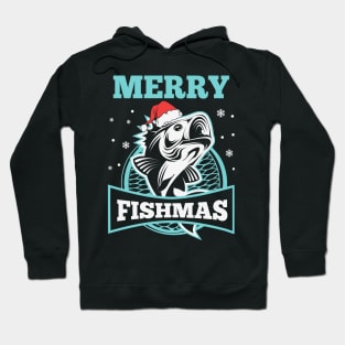Merry Fishmas - Funny Christmas Fishing Hoodie